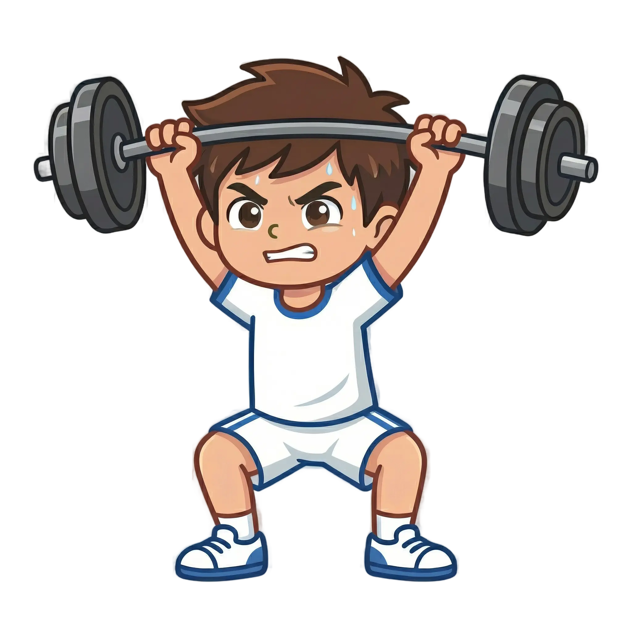 Ícone representativo de treino de força e musculação